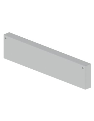 66 Tapa final gris RAL7035 100x500 U23X 66533 - A000182506 UNEX 66533