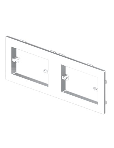 73 Placa mec.Modular 25 (2x3 mód) blanco RAL9010 U24X 73667-2 - A000182917 UNEX 73667-2 (EMBALAJE DE 12 UNIDADES)