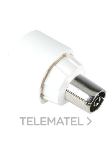 Conector coaxial recto H diámetro 9