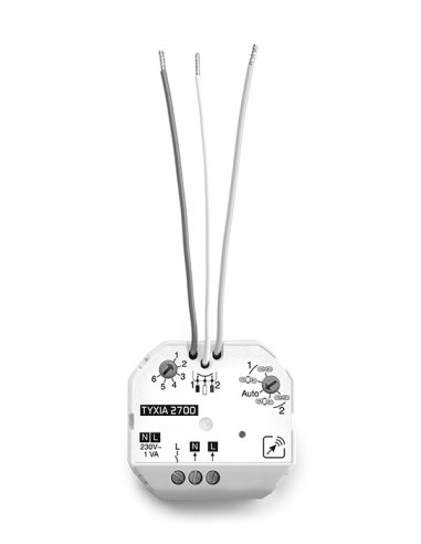 MICROMÓDULO EMISOR TYXIA-2700 PARA CAJETIN - A001295466 DELTA DORE 6351096