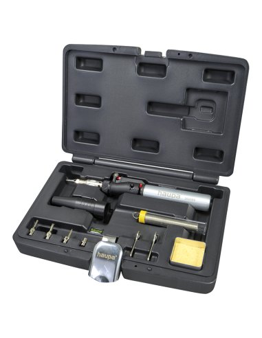 Juego de soldadura de gas 12 Piezas SolderingKit HAUPA 262098