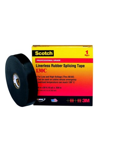 Scotch® 130C Cinta Autosoldable SIN LINER 19mm x 9.1m 7000006085 - A001664546 3M 130C (EMBALAJE DE 24 UNIDADES)