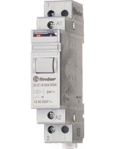 Telerruptor modular/ interruptor unipolar 1NA 16A SERIE 20