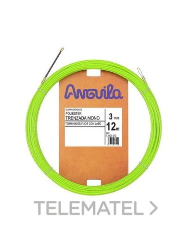 TRENZA MFIL.POL.ANGUILA D.3MM 12M NUEVOS TERM.D.5MM FJO.LAZO