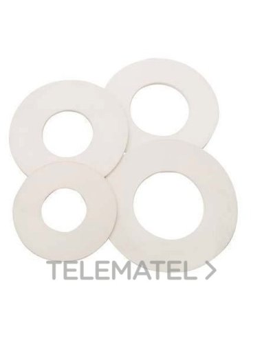 ARANDELA GOMA PLANA 1/2 BLANCO - A003260045 METALGRUP SA 931002 (EMBALAJE DE 100 UNIDADES)