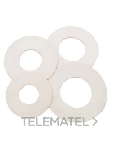 ARANDELA GOMA PLANA 3/4 BLANCO - A003260046 METALGRUP SA 931003 (EMBALAJE DE 100 UNIDADES)