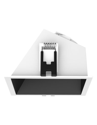 ARO ACCESORIO FLIP CUADRADO BLANCO / NEGRO ASIMÉTRICO 90MM - A003947680 ROBLAN FLIPSW90BN