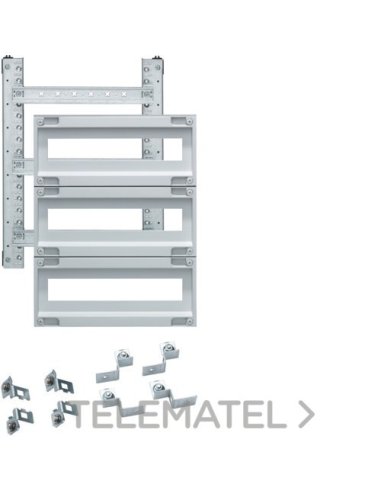 Kit equipamientos para aparamentas modulares 7 filas con 161 módulos - A000147466 HAGER FL994B