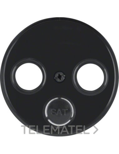 Tapa TV RCLASSIC con 2-3 elementos negro brillo - A001106211 HAGER 12032045