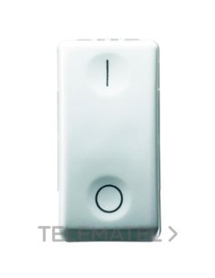 INTERRUPTOR BIPOLAR 250V ac - 16AX - NEUTRO - 1 MÓDULO - SYSTEM WHITE - A000169584 GEWISS GW20503