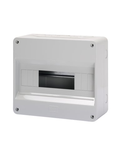 CAJA PROTEGIDA SIN PUERTA - PAREDES CON AGUJEROS TROQUELADOS - PREPARADO PARA ALOJAR RE - A000171109 GEWISS GW40028