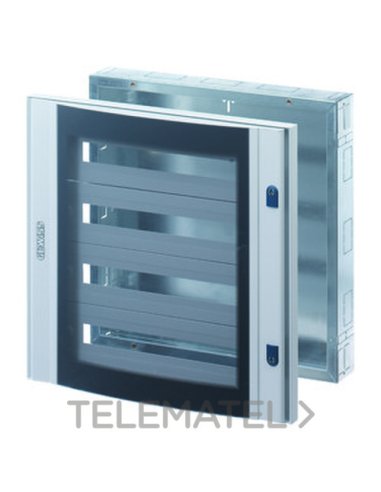 CUADRO CVX 160I - DE EMPOTRAR - 600x600x105 - 96(24x4) MÓDULOS - IP40 - PUERTA DE CRIST - A000171739 GEWISS GW47082