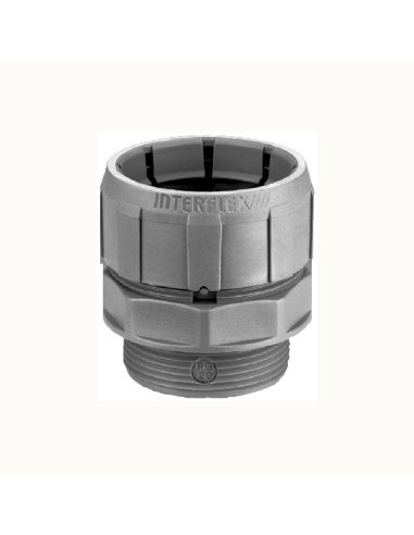 RACOR RECTO NYLOFIX DN 7 M12 PA GRIS - A000195848 INTERFLEX PER-07M12G