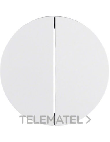 Tecla doble R1/R3 blanco polar brillo - A001106295 HAGER 16232089