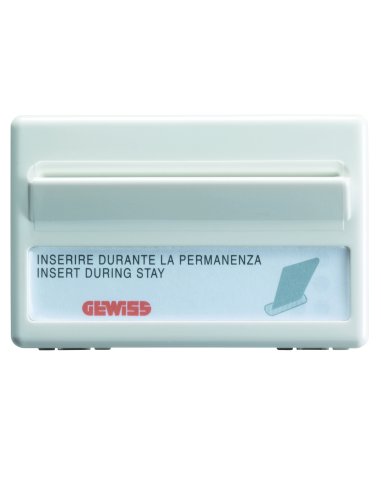 INTERRUPTOR UNIVERSAL PARA INSTALACIONES HOSTELERAS - UNIPOLAR NA - 10A - BADGE 54mm -  - A000169695 GEWISS GW20820