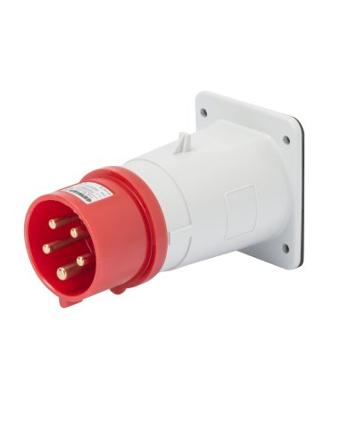 CLAVIJA FIJA DE EMPOTRAR - IP44 - 3P+T 16A 380-415V 50/60HZ - ROJO - 6H - CONEXIONADO D - A000172900 GEWISS GW60208