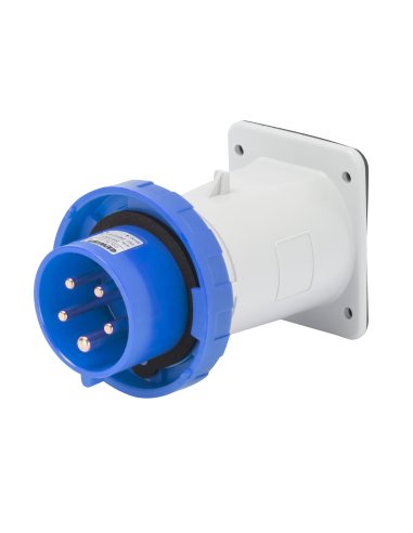 CLAVIJA FIJA DE EMPOTRAR - IP67 - 2P+T 16A 200-250V 50/60HZ - AZUL - 6H - CONEXIONADO D - A000172918 GEWISS GW60226