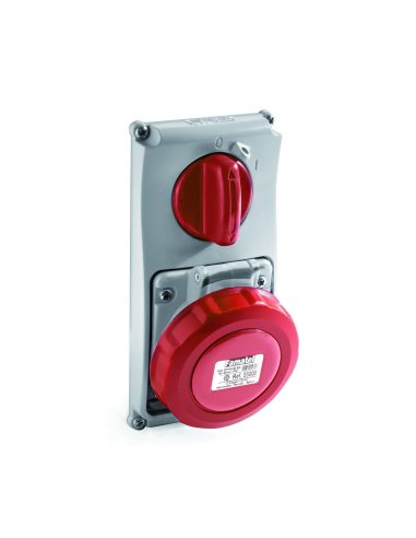 Base seguridad 32A 400V semi/empotrable 3P+N+T IP67 - A000496227 FAMATEL 25005