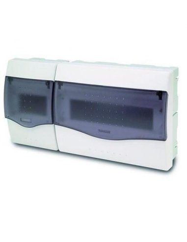 Caja empotrar para automático 1/4+8/10 elementos puerta transparente - A000496583 FAMATEL 3548