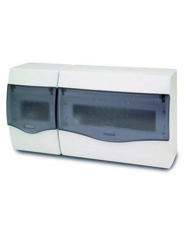 Caja superficie 1-4+8-10 elementos puerta transparente - A000496593 FAMATEL 3648