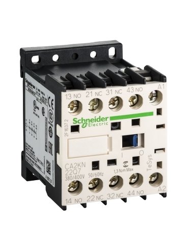 Minicontactor auxiliar 2 NA+2 NC 380V CA 50-60Hz SCHNEIDER ELECTRIC CA2KN22Q7