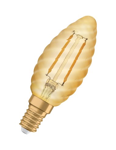 Lámpara LED Vintage 1906 LED CL BW FIL GOLD 22 non-dim 2