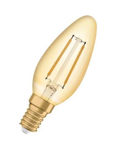 Lámpara LED Vintage 1906 LED CL B FIL GOLD 22 non-dim 2