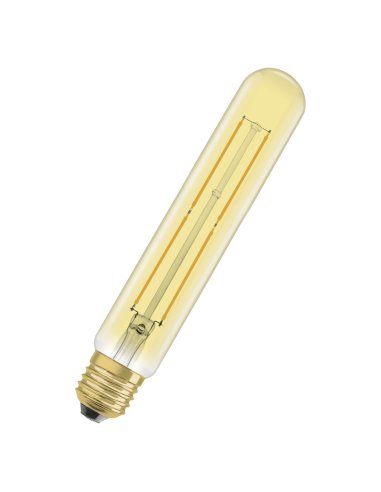 Lámpara LED Vintage 1906 LED CL Tubular FIL GOLD 35 non-dim 4W/820 E27 LED_LED 4099854091889 (EMBALAJE DE 4 UNIDADES)